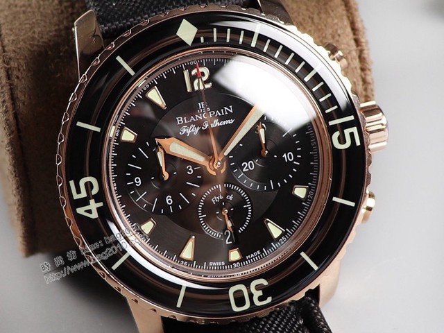 寶珀五十噚男士腕表 1:1超A款 Blancpain自動機械計時功能男士手錶  gjs1745